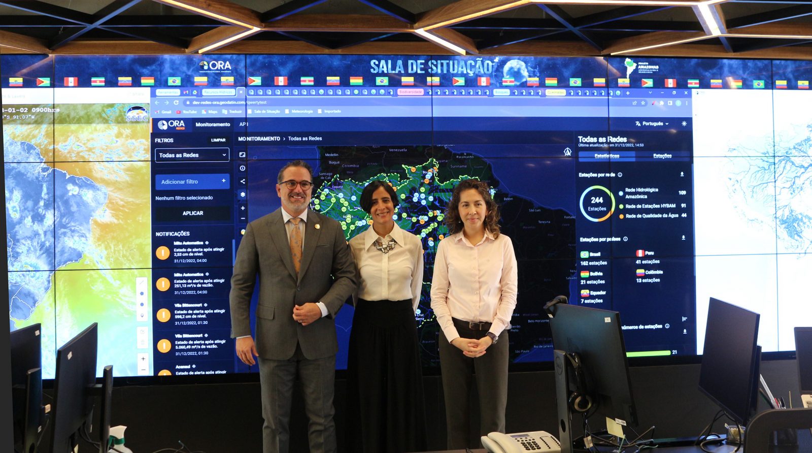 ACTO holds meeting with the Ministers of the Environment of Colombia and  Ecuador - OTCA