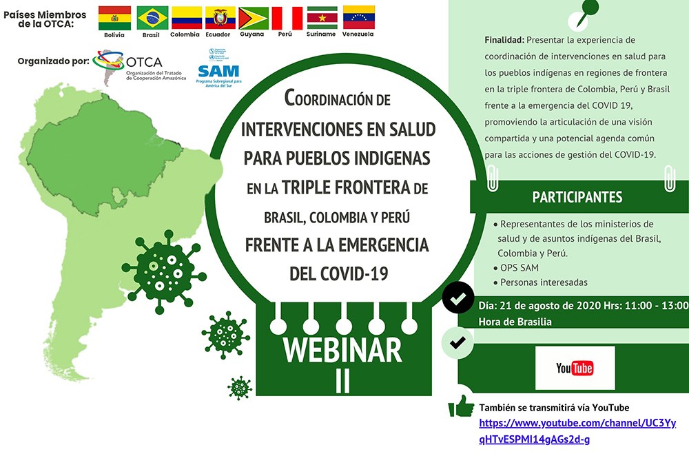 Webinario Salud para Pueblos Indígenas en la Triple Frontera de Brasil, Colombia y Perú