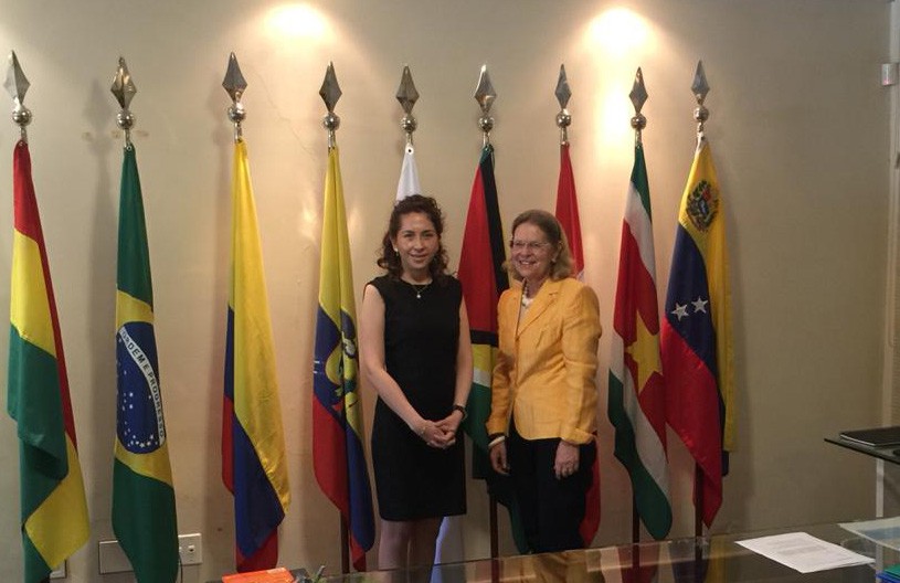 OTCA recibe visita de la Embajadora de Austria en Brasil