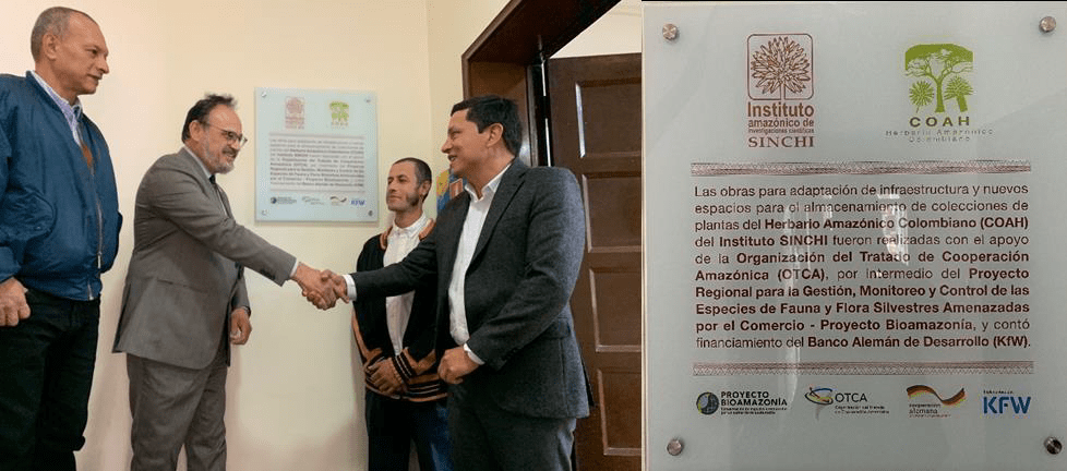 Ampliación del Herbario Nacional y cesión de equipos están entre los aportes de la OTCA a Colombia