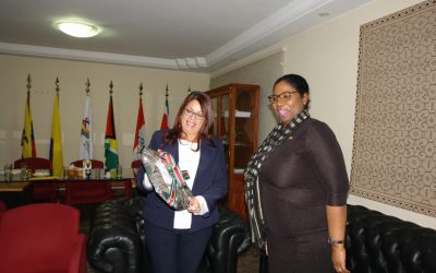 Suriname Minister of Foreign Affairs makes a courtesy visit to the Secretary General of ACTO