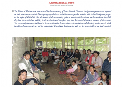 Newsletter – Peru: Manu National Park (Field Missions – Coord. Indigenous Affairs)