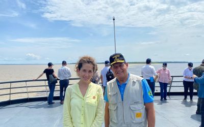 Alexandra Moreira and a delegation of diplomats paid a visit to the Brazilian Amazon region organized by the Vice President of Brazil