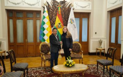 The Executive Director of ACTO meets with senior Bolivian government officials