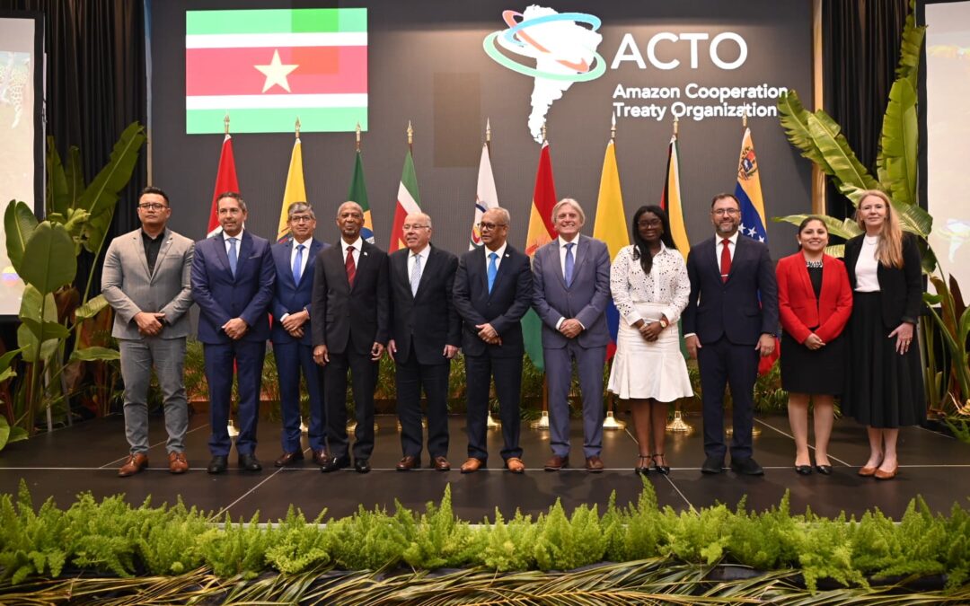 ACTO Foreign Ministers approve the Paramaribo Declaration and reinforce their commitment to the Amazon