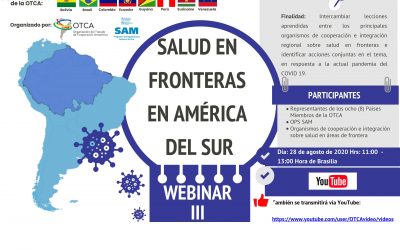 Webinario Salud en Fronteras en América del Sur