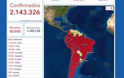 Visualização das informações da COVID-19 nos países amazônicos no âmbito de um esforço conjunto entre a OTCA e a OPAS-SAM
