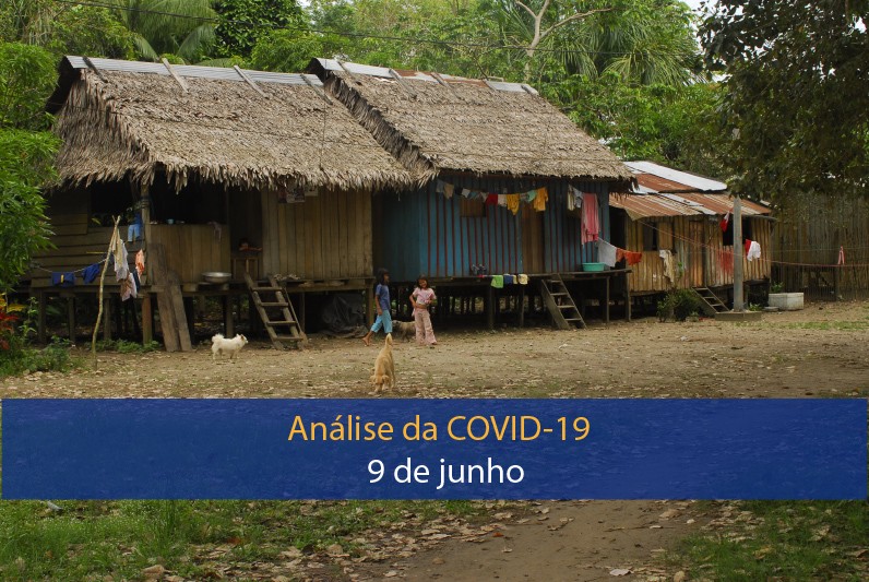 Análise do impacto da covid-19 na Região Amazônica (9 de junho)