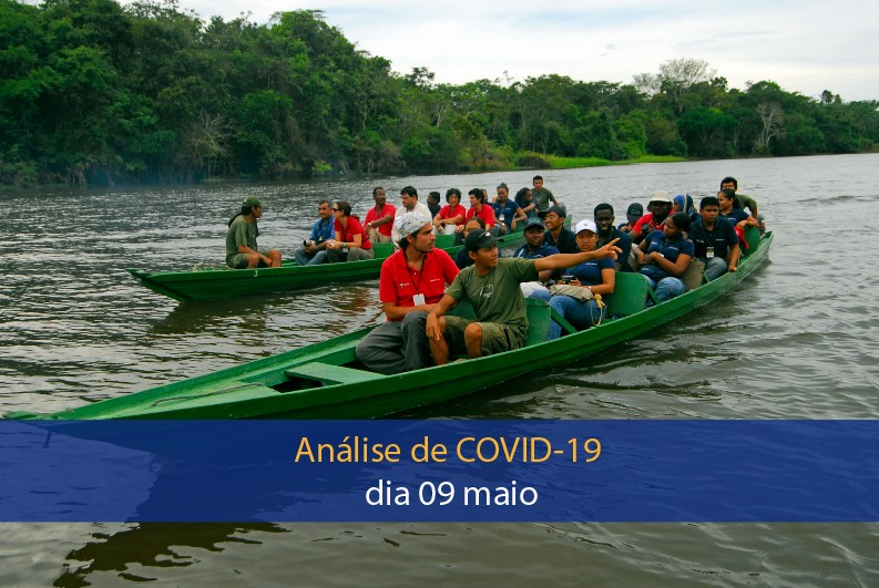 Análise do impacto da covid-19 na Região Amazônica (09 de maio)