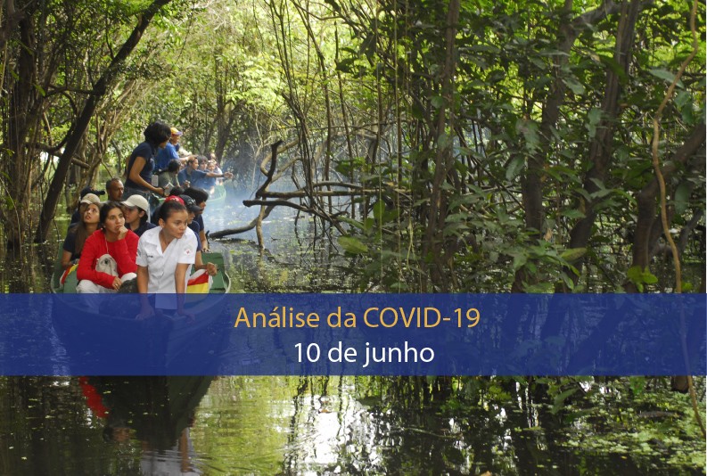 Análise do impacto da covid-19 na Região Amazônica (10 de junho)