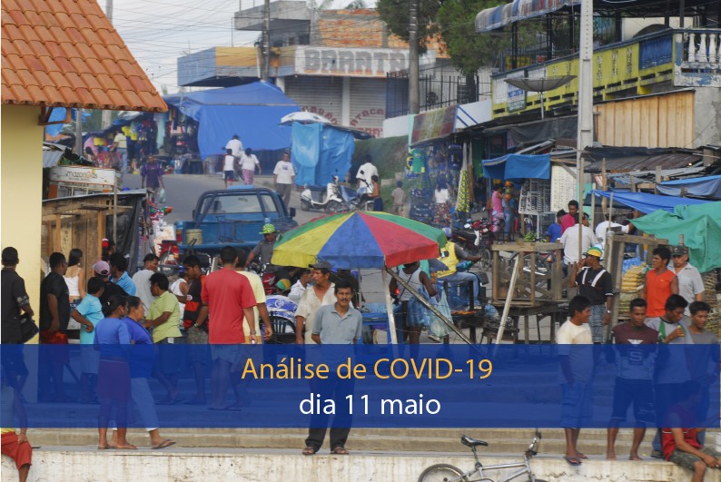 Análise do impacto da covid-19 na Região Amazônica (11 de maio)