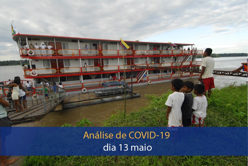 Análise do impacto da covid-19 na Região Amazônica (13 de maio)