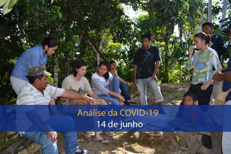 Análise de impacto da covid-19 na Região Amazônica (14 de junho)