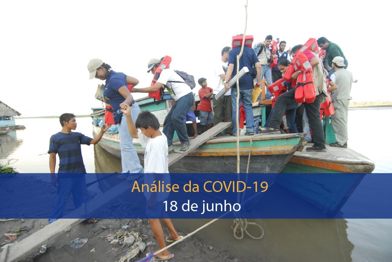 Análise do impacto da covid-19 na Região Amazônica (18 de junho)