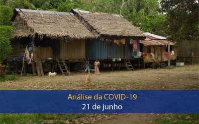 Análise do impacto da covid-19 na Região Amazônica (21 de junho)