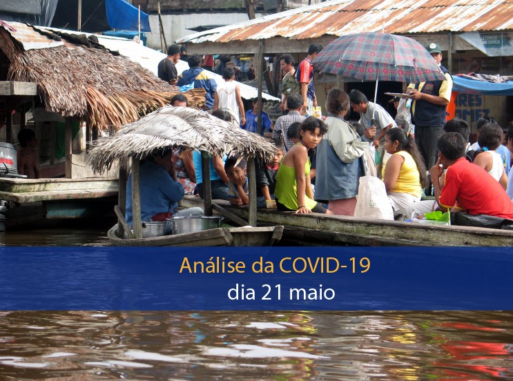 Análise do impacto da covid-19 na Região Amazônica (21 de maio)