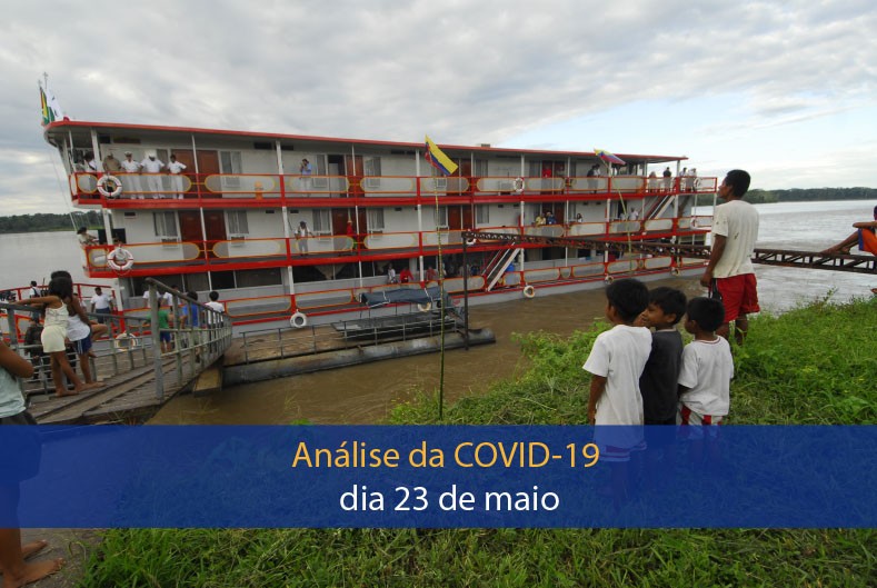 Análise do impacto da covid-19 na Região Amazônica (23 de maio)