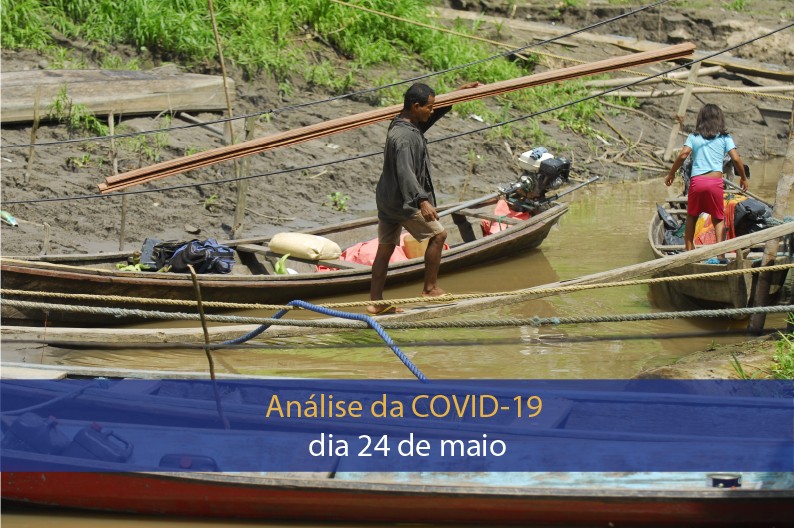 Análise do impacto da covid-19 na Região Amazônica (24 de maio)