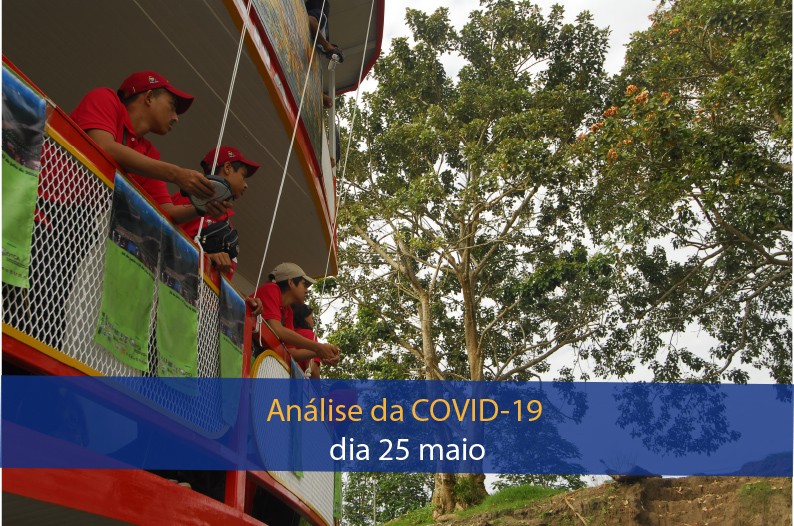 Análise do impacto da covid-19 na Região Amazônica (25 de maio)