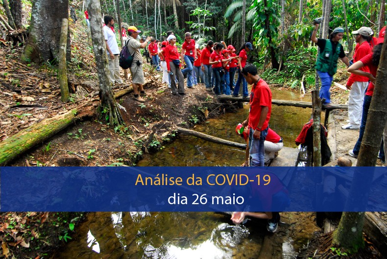 Análise do impacto da covid-19 na Região Amazônica (26 de maio)