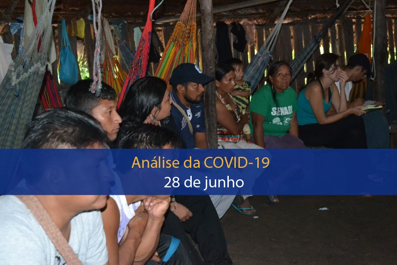 Análise do impacto da covid-19 na Região Amazônica (28 de junho)