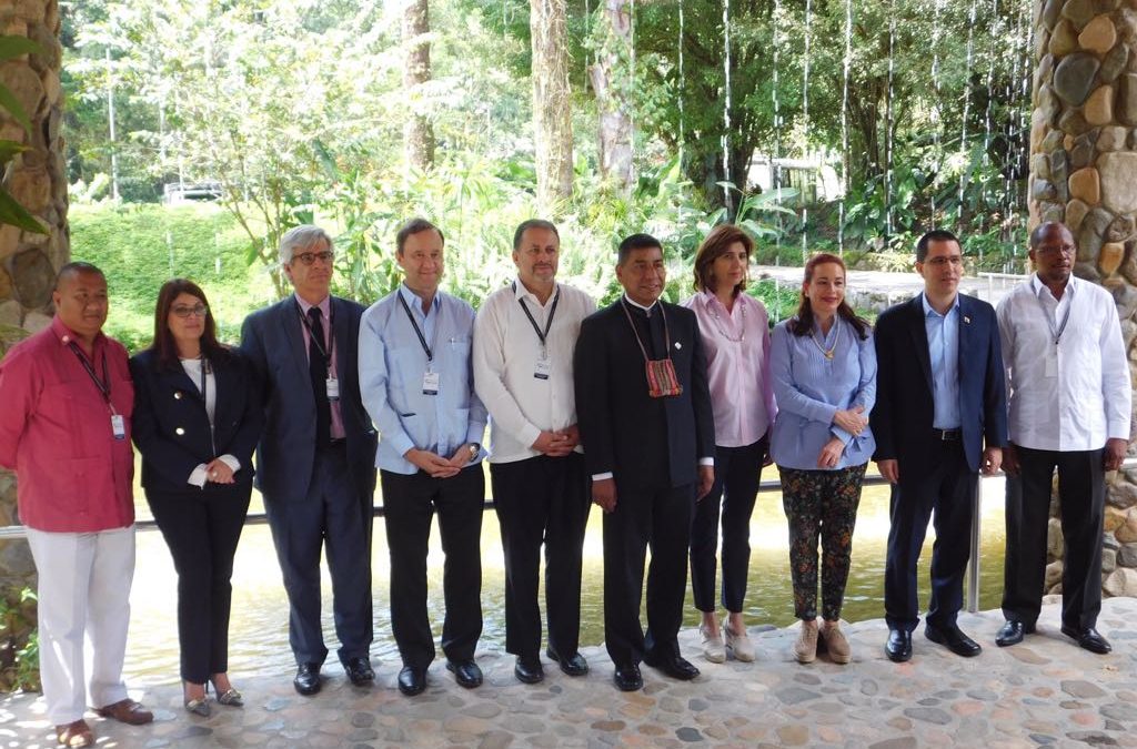 Chanceleres dos países amazônicos adotam a Declaração de Tena