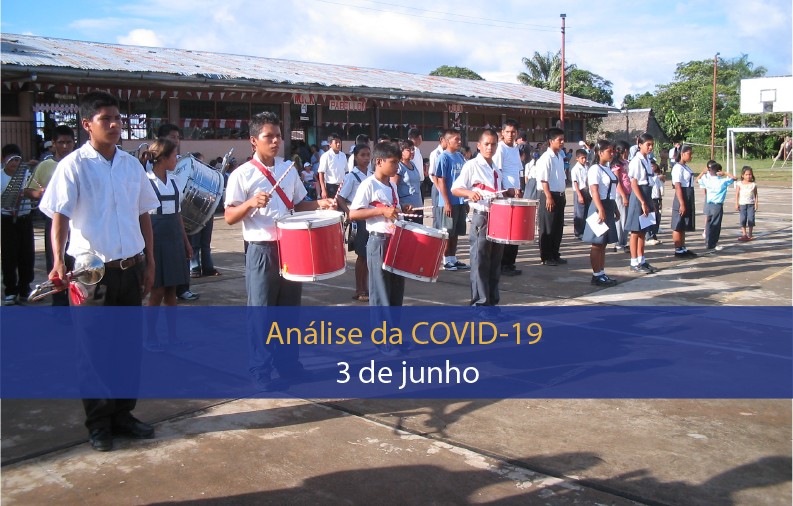 Análise do impacto da covid-19 na Região Amazônica (3 de junho)