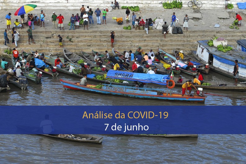 Análise do impacto da covid-19 na Região Amazônica (7 de junho)