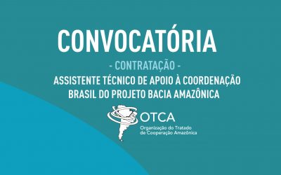 A OTCA está contratando assistente técnico de apoio para o projeto Bacia Amazônica