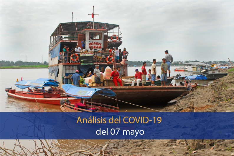 Análisis del impacto del covid-19 en la Región Amazónica (07 de mayo)