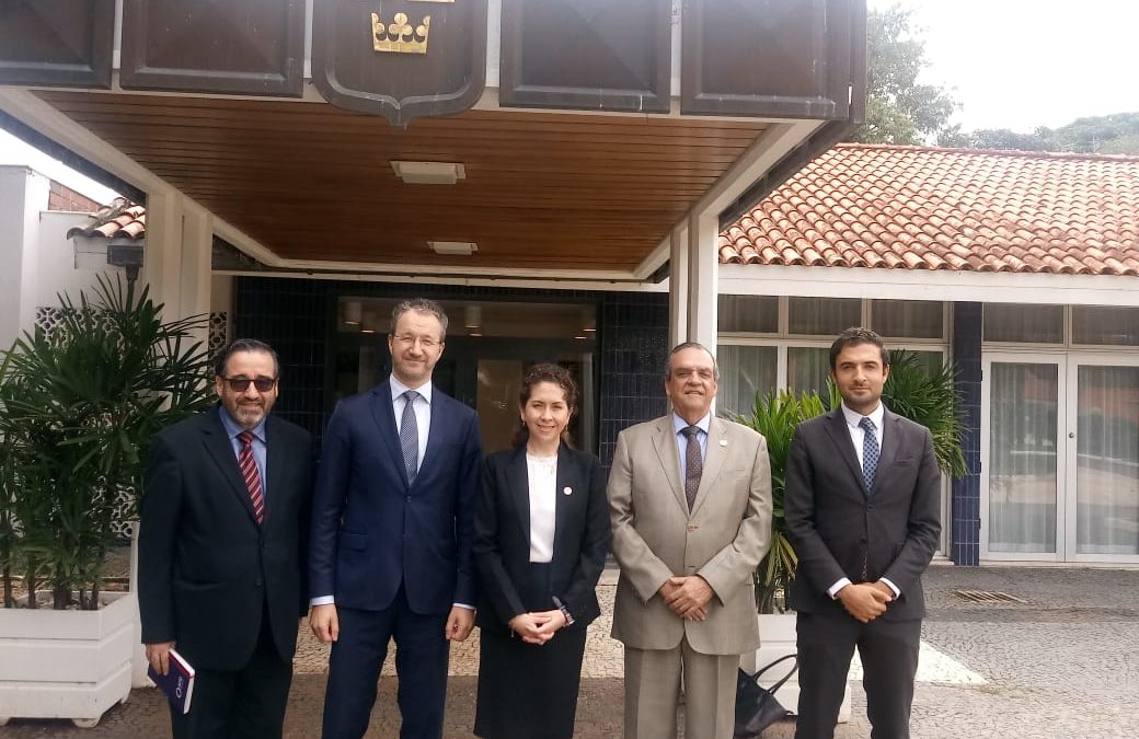Embajador de Suecia en Brasil se reúne con Alexandra Moreira
