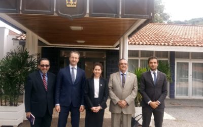 Embajador de Suecia en Brasil se reúne con Alexandra Moreira