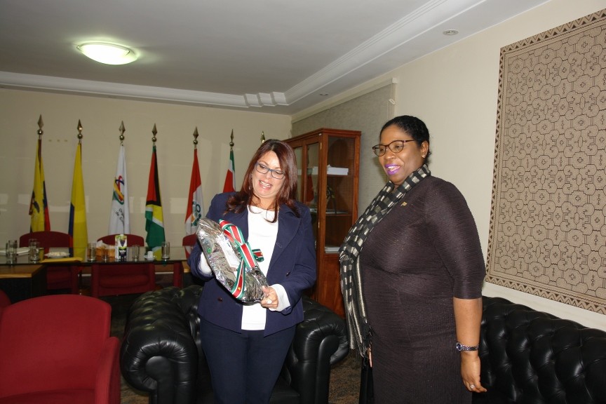 Ministra de Relaciones Exteriores de Suriname realiza visita de cortesía a la Secretaria General de la OTCA