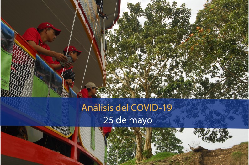 Análisis del impacto del coronavirus en la Región Amazónica (25 de mayo)