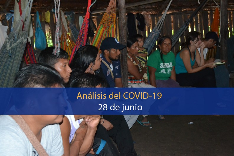 Análisis del impacto del covid-19 en la Región Amazónica (28 de junio)