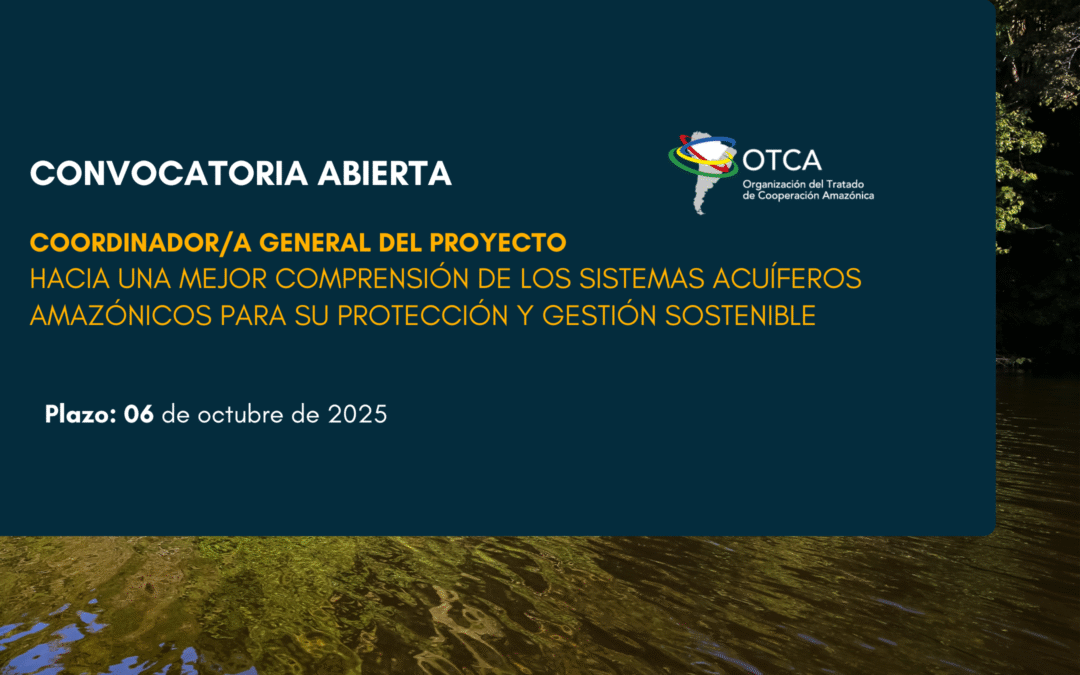 Contratación: Coordinador General del Proyecto AAS